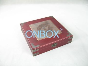 Retro Chinese style Painted Wooden Decorative Gift Packaging Boxes For Jewelry Necklace